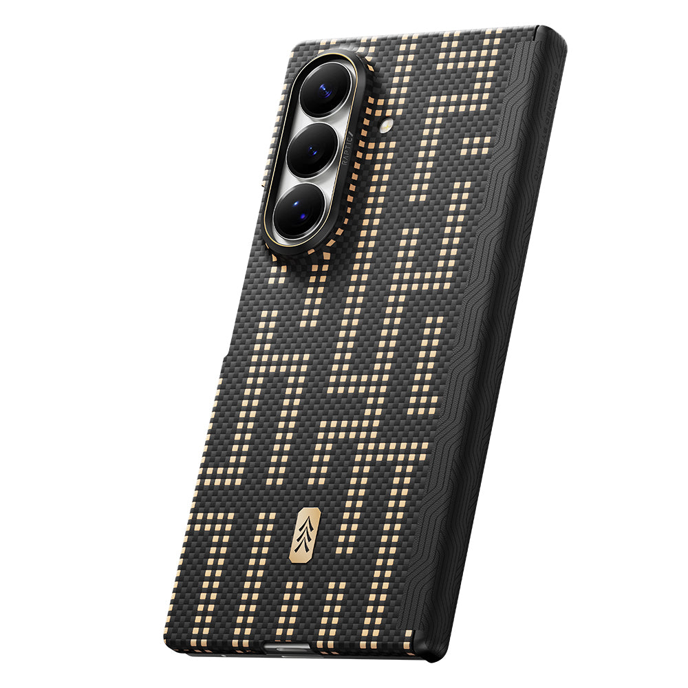 Galaxy Z Fold 8 Ultra Kılıf M-safe Şarj Özellikli Raptic Aramid SkinPro Serisi Karbon Kılıf