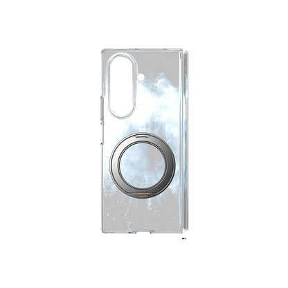 Galaxy Z Fold 8 Ultra Kılıf M-safe Şarj Özellikli Transparan Sert PC Wlons Pita Standlı Kılıf