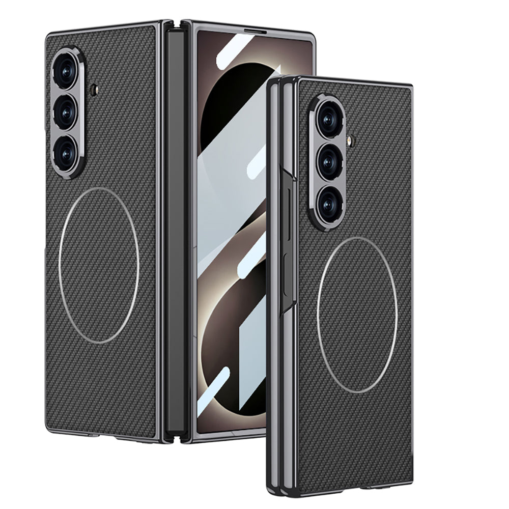 Galaxy Z Fold 8 Ultra Kılıf M-safe Şarj Özellikli Zore Kıpta KPT-10 Sert PC Kılıf