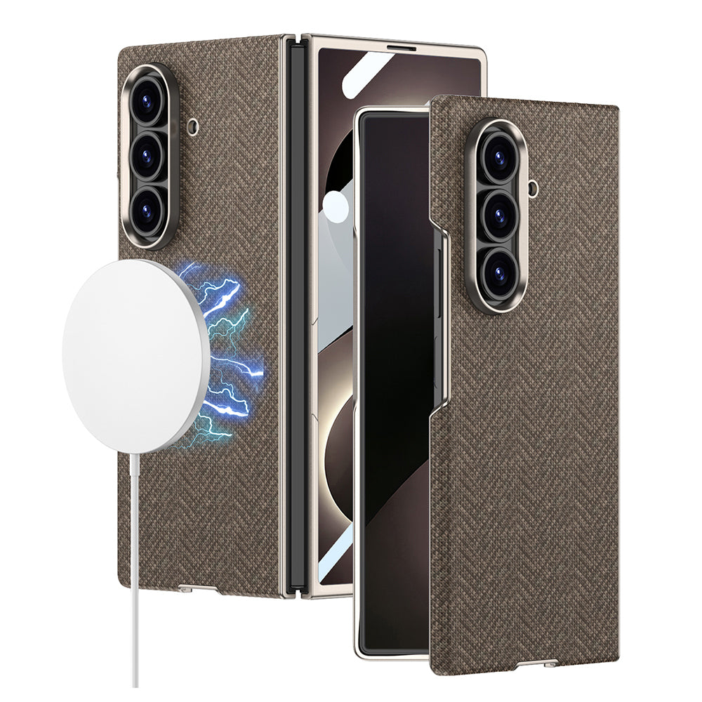 Galaxy Z Fold 8 Ultra Kılıf M-safe Şarj Özellikli Zore Kıpta KPT-11 Sert PC Kılıf