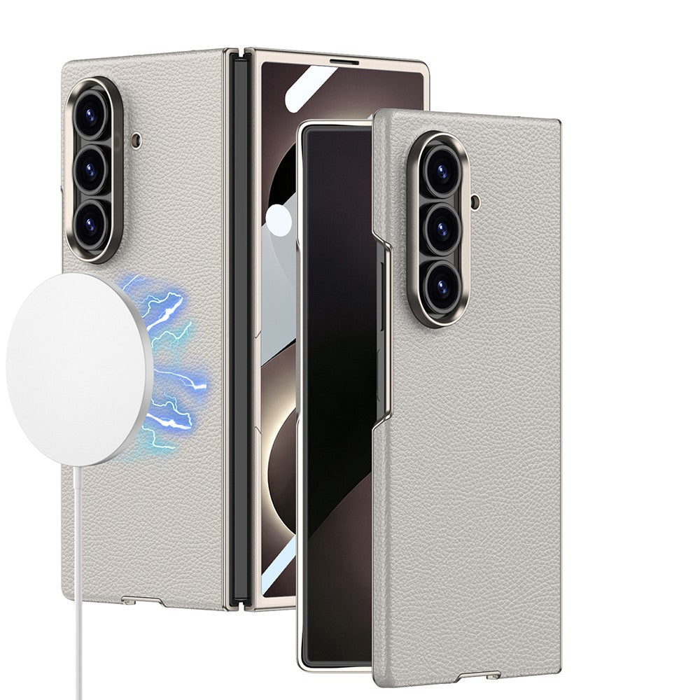 Galaxy Z Fold 8 Ultra Kılıf M-safe Şarj Özellikli Zore Kıpta KPT-12 Sert PC Kılıf