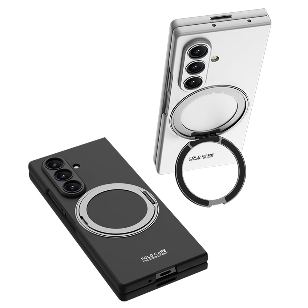 Galaxy Z Fold 8 Ultra Kılıf M-safe Şarj Özellikli Zore Kıpta Yüzüklü Kamera Korumalı Kılıf