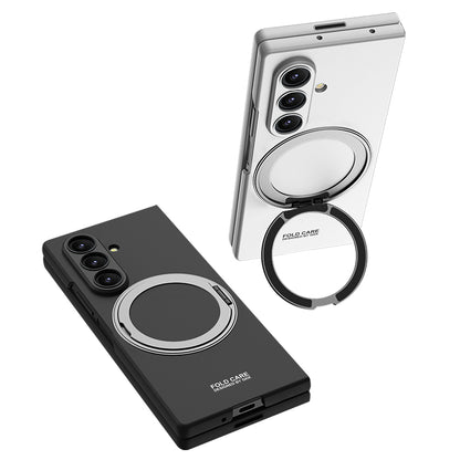 Galaxy Z Fold 8 Ultra Kılıf M-safe Şarj Özellikli Zore Kıpta Yüzüklü Kamera Korumalı Kılıf