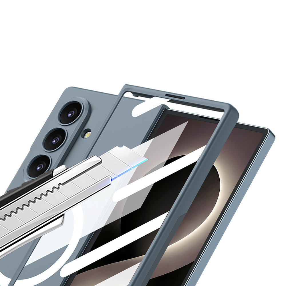 Galaxy Z Fold 8 Ultra Kılıf Wireless Şarj Özellikli Zore Kıpta M-safe Kılıf