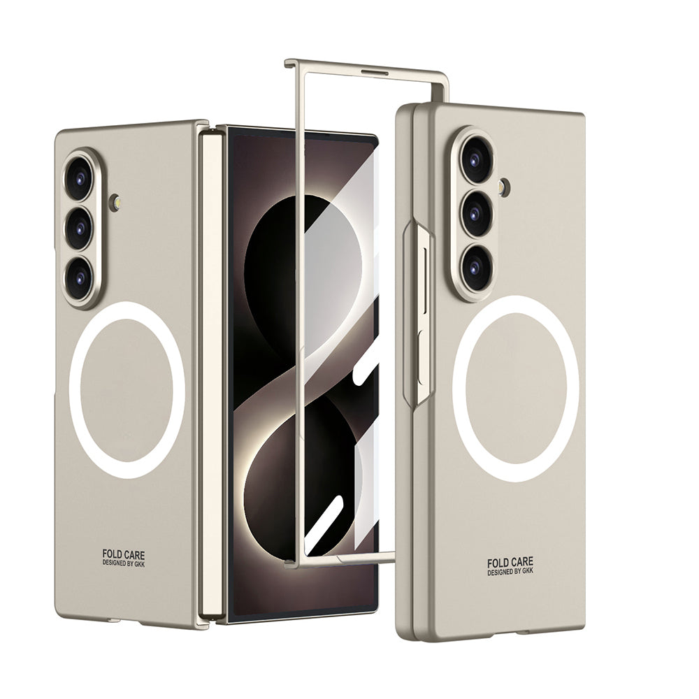Galaxy Z Fold 8 Ultra Kılıf Wireless Şarj Özellikli Zore Kıpta M-safe Kılıf