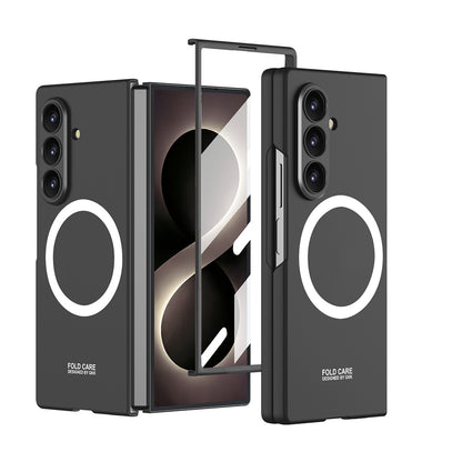 Galaxy Z Fold 8 Ultra Kılıf Wireless Şarj Özellikli Zore Kıpta M-safe Kılıf