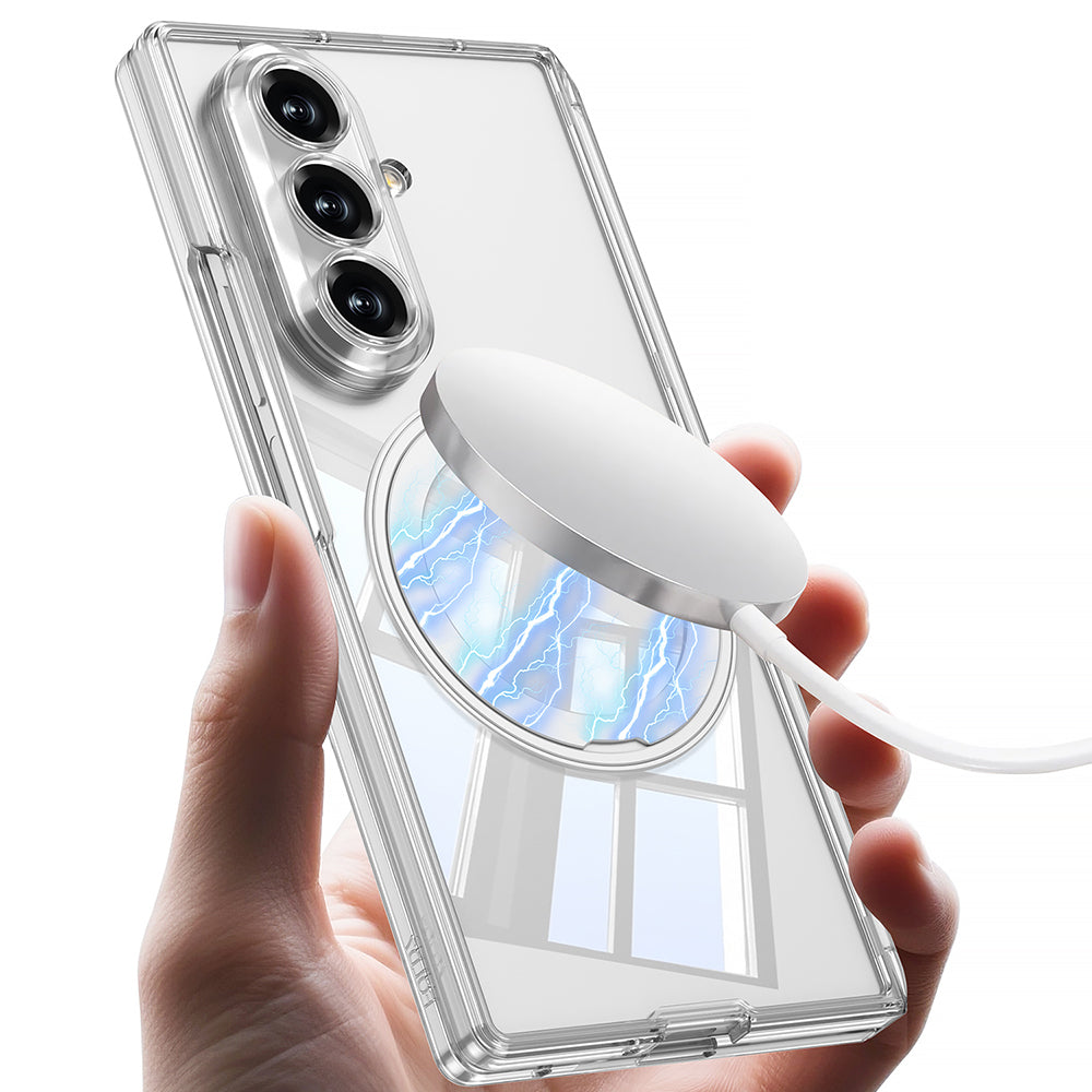 Galaxy Z Fold 8 Ultra M-safe Şarj Özellikli Zore Kıpta KPT-02 Standlı Kılıf