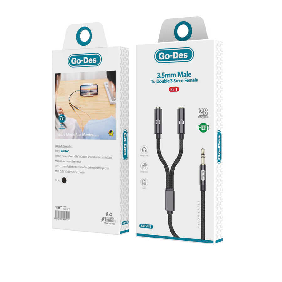 Go Des GAC-218 3.5mm Aux Çoğaltıcı
