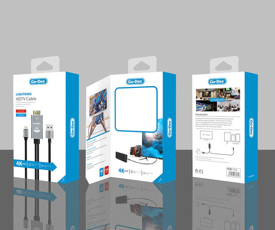 Go Des GD-8278 Lightning HDTV Kablo