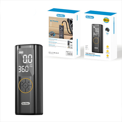 Go Des GD-B638 LED Işıklı Araç Hava Kompresörü ve Powerbank 12V