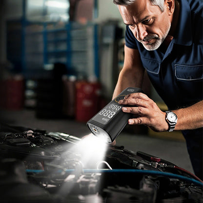 Go Des GD-B638 LED Işıklı Araç Hava Kompresörü ve Powerbank 12V