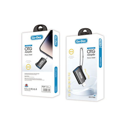 Go Des GD-CT066 USB-A to Lightning OTG Adaptör