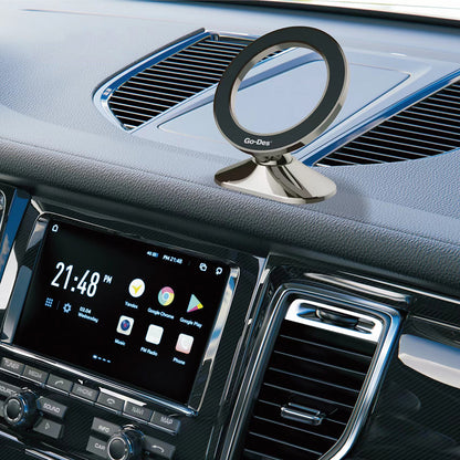 Go Des GD-HD215 Magnetik M-safe 360 Derece Dönebilen Oynar Başlıklı Araç İçi Telefon Tutucu