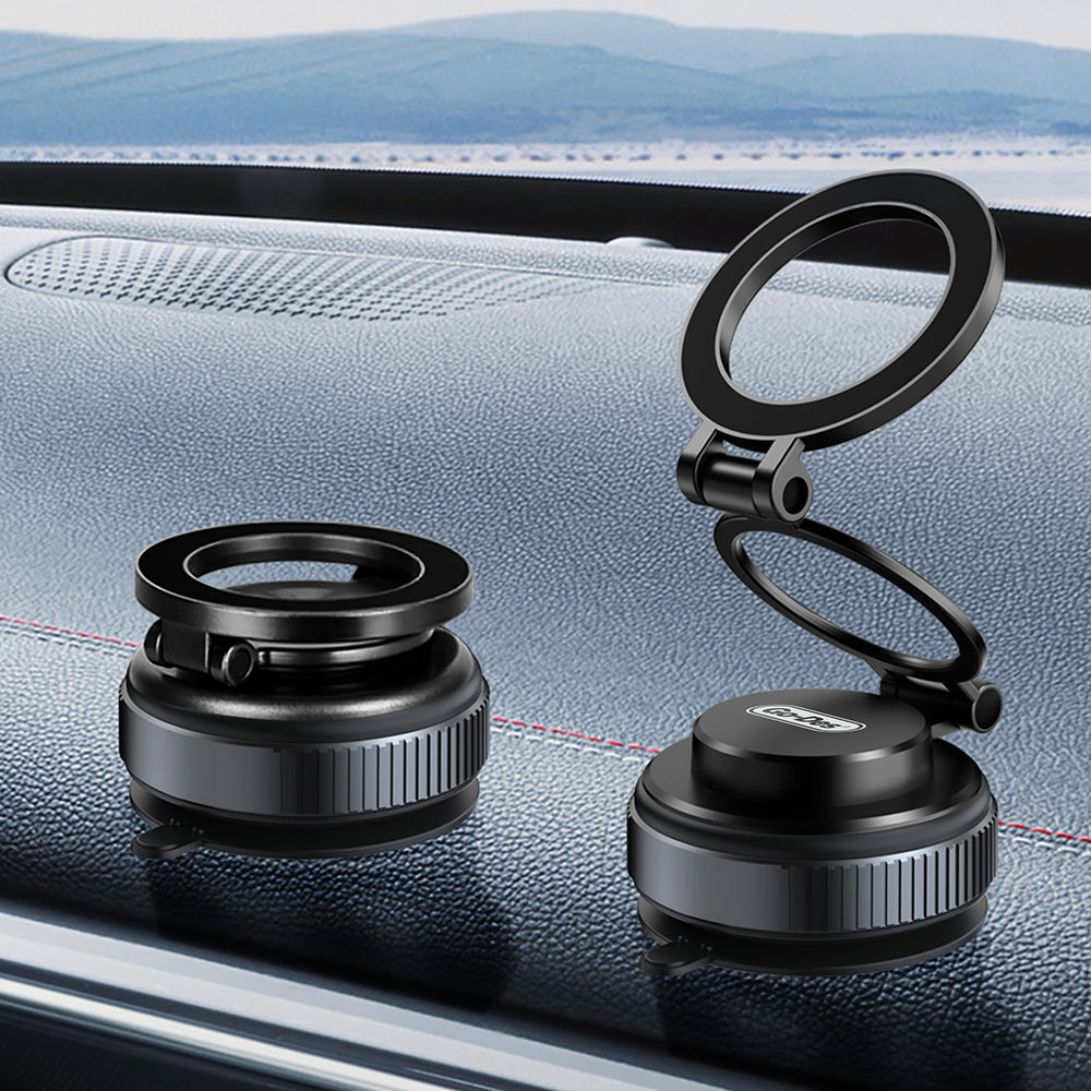 Go Des GD-HD238 360 Derece Dönebilen Vakum Özellikli Magnetik Telefon Tutucu