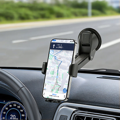 Go Des GD-HD356 360 Derece Dönebilen Teleskopik Vakumlu Tasarım Araç İçi Telefon Tutucu