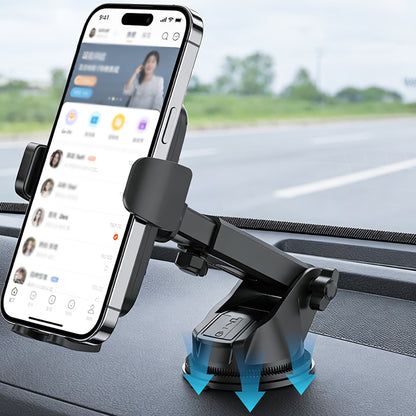 Go Des GD-HD356 360 Derece Dönebilen Teleskopik Vakumlu Tasarım Araç İçi Telefon Tutucu