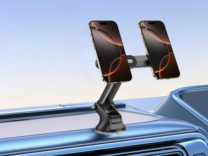 Go Des GD-HD363 360 Derece Dönebilen Uzatılabilir 2in1 Araç Telefon Tutucu