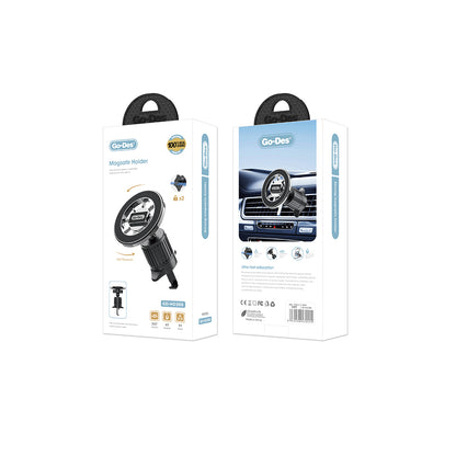 Go Des GD-HD366 M-safe Magnetik 360 Derece Dönebilen Havalandırma Tasarımlı Telefon Tutucu