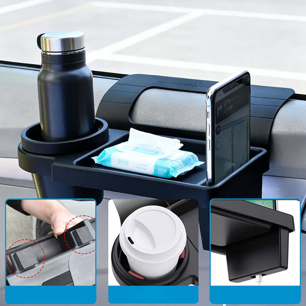Go Des GD-HD567 Araç İçi Çok Amaçlı Bardaklıklı Telefon Bölmeli Konsol