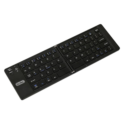 Go Des GD-KB326 Sessiz Tuş Tasarımlı Katlanabilir Bluetooth Bağlantılı Kablosuz Klavye