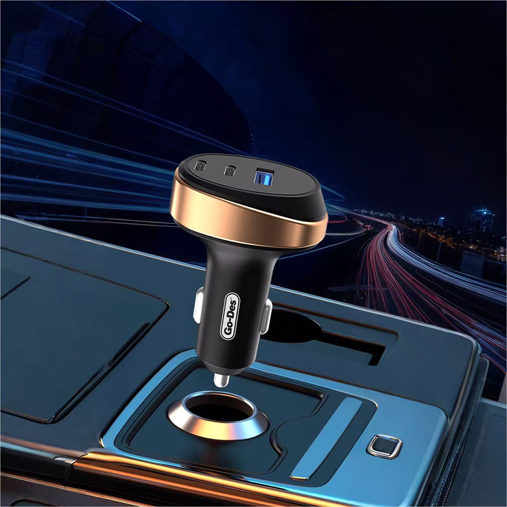 Go-Des GD-QC2207 PD 66W Hızlı Şarj Özellikli Araç Şarj Başlığı