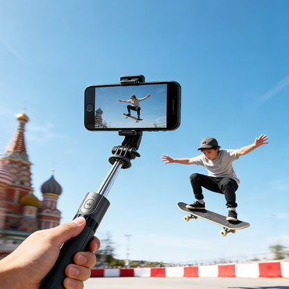 Go Des GD-ST68 360 Derece DönebilenPortatif Tripod ve Selfie Çubuğu