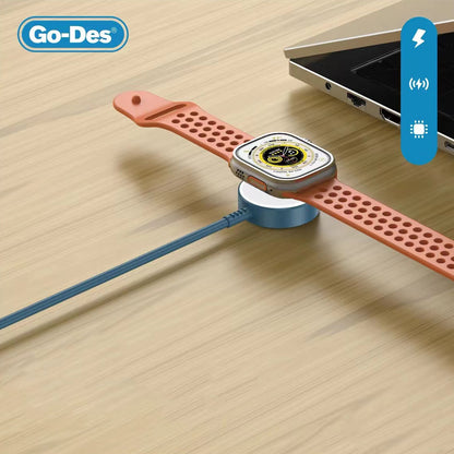 Go Des GD-UC608 Watch Serisi Akıllı Saat Wireless 2 in 1 PD - Usb Hızlı Şarj Kablosu
