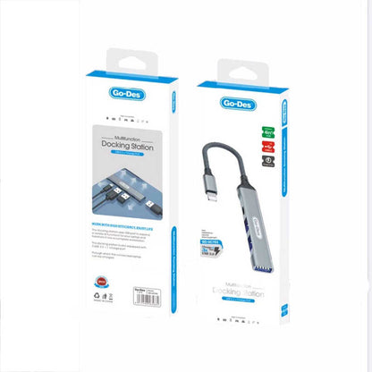 Go Des GD-UC703 4 in 1 Çoklu USB İstasyonu