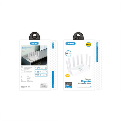 Go Des GD-WPS018 1200m 8 Antenli 5GHz WiFi Sinyal Güçlendirici Router