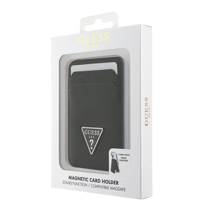 Guess Orijinal Lisanslı 2 Hazneli Üçgen Logolu Standlı Magnetik Kartlık