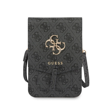 Guess Orijinal Lisanslı 4G Desenli Büyük 4G Logolu 5 Hazneli Askılı Mıknatıs Kılıflı Çanta