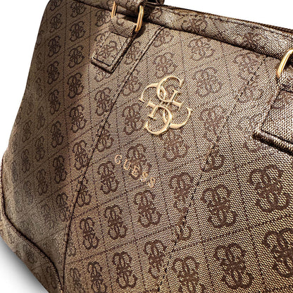 Guess Orijinal Lisanslı 4G Desenli Büyük 4G Logolu Omuz Askılı 15 inç Laptop Çantası