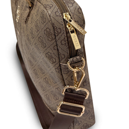 Guess Orijinal Lisanslı 4G Desenli Büyük 4G Logolu Omuz Askılı 15 inç Laptop Çantası