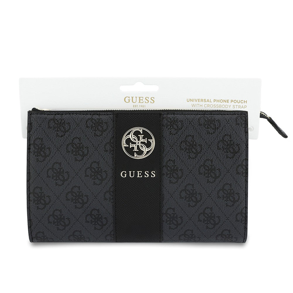 Guess Orijinal Lisanslı 4G Desenli Metal Logolu Omuz Askılı El Çantası