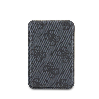 Guess Orijinal Lisanslı 4G Desenli Metal Script Logolu Magnetik Kartlık
