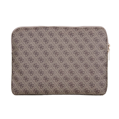 Guess Orijinal Lisanslı 4G Desenli Üçgen Logolu 14 inç Laptop Çantası