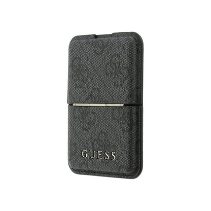 Guess Orijinal Lisanslı 4G Desenli Yazı Logolu Pop-up Magnetik Standlı PU Kartlık