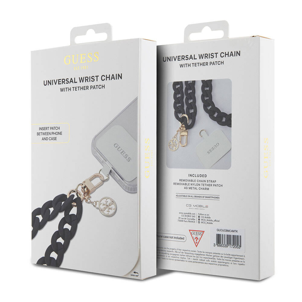 Guess Orijinal Lisanslı 4G Logolu Kalın Telefon Askı Zinciri