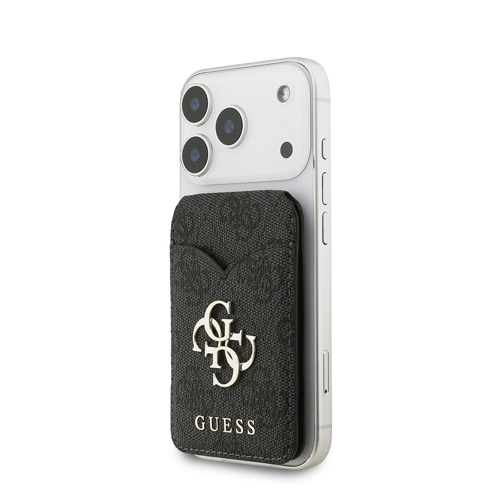 Guess Orijinal Lisanslı Aynalı Metal Büyük 4G Logolu Standlı Magnetik Kartlık