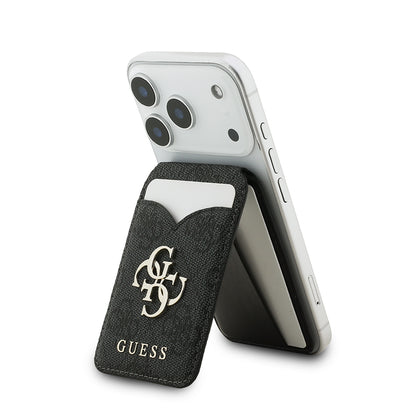 Guess Orijinal Lisanslı Aynalı Metal Büyük 4G Logolu Standlı Magnetik Kartlık