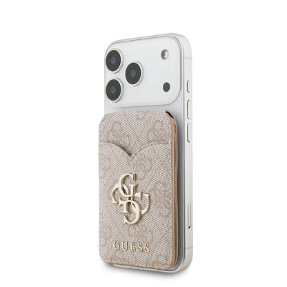 Guess Orijinal Lisanslı Aynalı Metal Büyük 4G Logolu Standlı Magnetik Kartlık