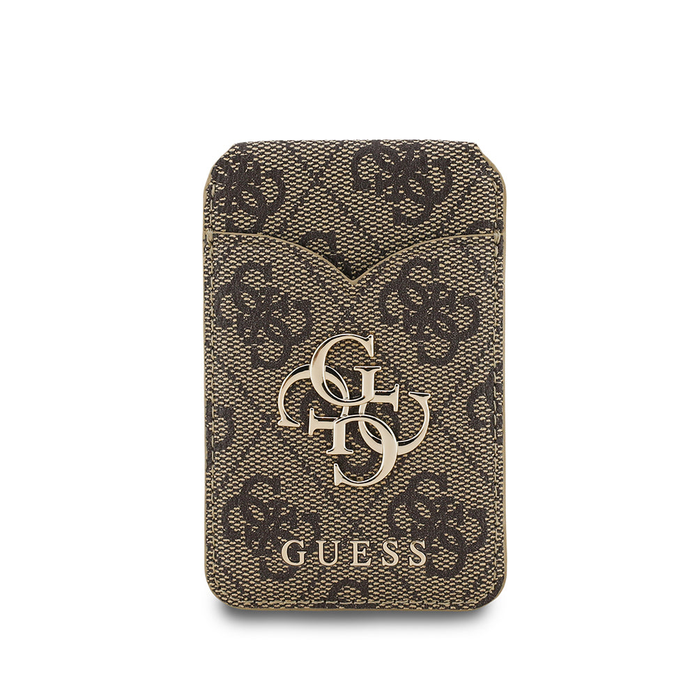 Guess Orijinal Lisanslı Aynalı Metal Büyük 4G Logolu Standlı Magnetik Kartlık