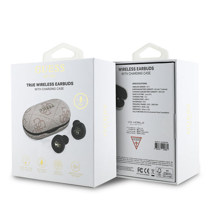 Guess Orijinal Lisanslı Klasik Metal Yazı Logolu TWS Kulak İçi Bluetooth Kulaklık