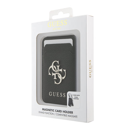 Guess Orijinal Lisanslı Metal Büyük 4G ve Yazı Logolu Standlı Magnetik Kartlık