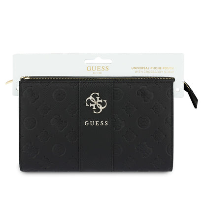 Guess Orijinal Lisanslı Peony ve 4G Desenli Şerit Detaylı Metal Logolu Omuz Askılı El Çantası