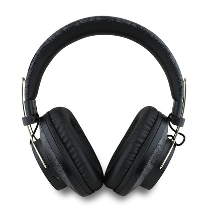 Guess Orijinal Lisanslı PU 4G Desenli Büyük Metal Logolu Kulak Üstü Bluetooth Kulaklık