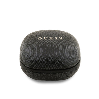 Guess Orijinal Lisanslı PU 4G Desenli Klasik Metal Yazı Logolu TWS Kulak İçi Bluetooth Kulaklık