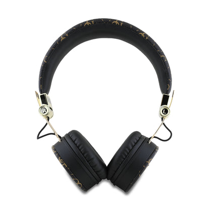 Guess Orijinal Lisanslı PU Desenli Metal Üçgen Logolu Kulak Üstü Bluetooth Kulaklık