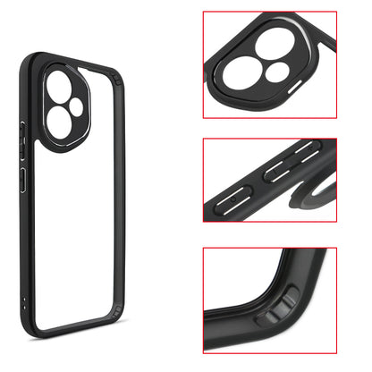 Honor 400 Kılıf Kamera Korumalı Şeffaf Arka Yüzey Zore New Roll Kılıf