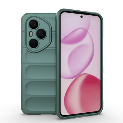 Honor 400 Pro Kılıf Esnek TPU Oyuklu Arka Yüzey Tasarımlı Zore Etnik Silikon Kılıf